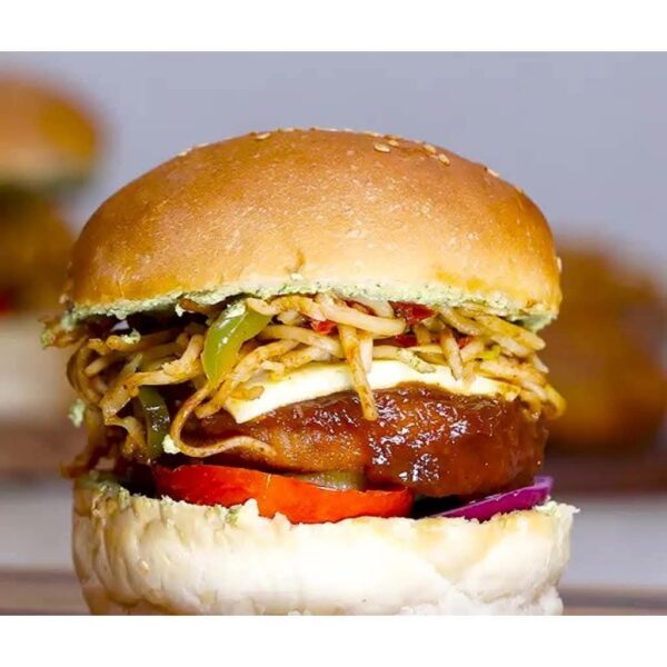 Veg Burger Chowmein